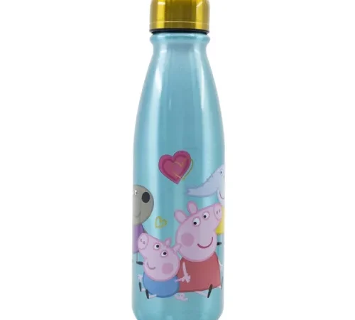 Peppa Pig Μπουκάλι Νερού Αλουμινίου 600ml – Με Καπάκι Βιδωτό