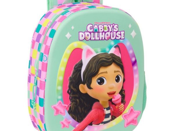 Tσάντα πλάτης παιδικού 3D Gabby's Dollhouse Safta