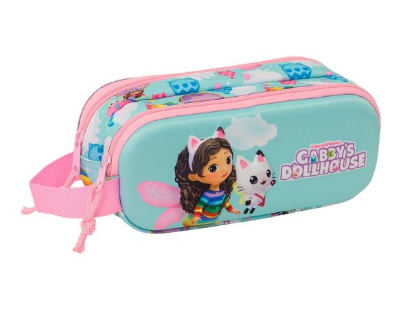 Διπλή κασετίνα 3D Gabby'S Dollhouse Safta