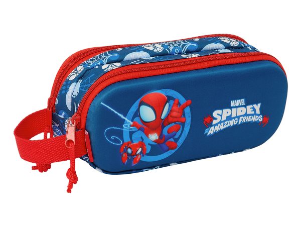 Διπλή κασετίνα 3D Spidey Safta