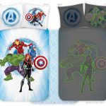Avengers – Glow in the Dark Παιδικό Σετ κούνιας μαξιλαροθήκη & παπλωματοθήκη