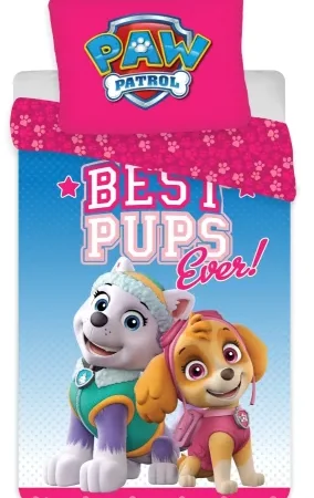 Paw Patrol Παιδικό Σετ κούνιας Μαξιλαροθήκη & Παπλωματοθήκη