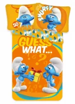 Στρουμφάκια Παιδικό Σετ ΚΟΥΝΙΑΣ Μαξιλαροθήκη & Παπλωματοθήκη