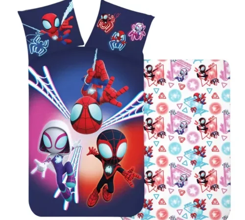 Spidey – Παιδικό Σετ Κούνιας Παπλωματοθήκης & μαξιλαροθήκης 100×135 cm