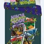 Χελωνονιτζάκια Παιδικό Σετ κούνιας μαξιλαροθήκη & παπλωματοθήκη 100×135 cm