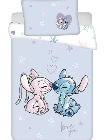 Disney Lilo & Stitch Παιδικό Σετ ΚΟΥΝΙΑΣ Μαξιλαροθήκη & Παπλωματοθήκη