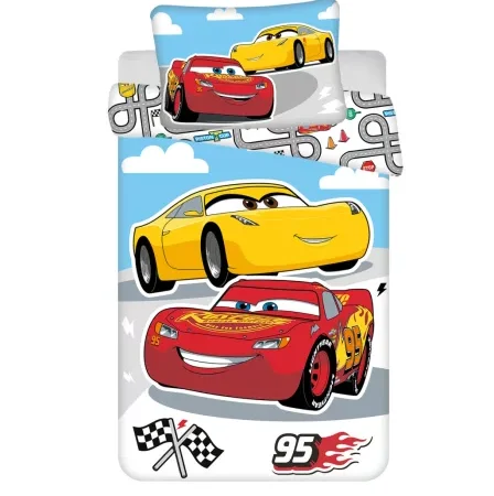 Disney Cars Παιδικό Σετ ΚΟΥΝΙΑΣ Μαξιλαροθήκη & Παπλωματοθήκη