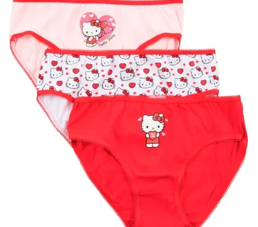 Hello Kitty Παιδικά Εσώρουχα (Σετ 3 τεμαχίων)