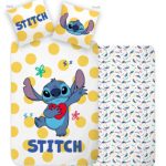 Lilo & Stitch Παιδικό Σετ κούνιας μαξιλαροθήκη & παπλωματοθήκη 100% Βαμβάκι