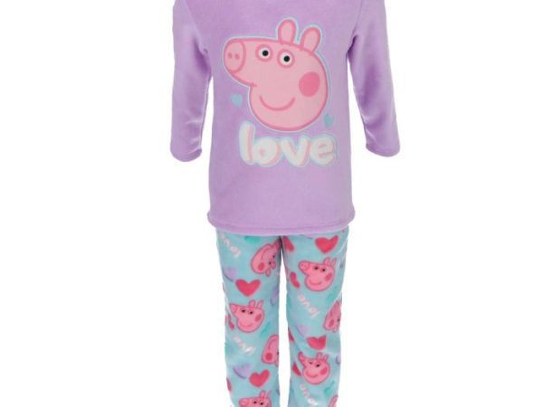 Peppa Pig Πιτζάμα Coral Fleece – Love