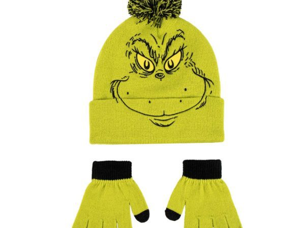 The Grinch Παιδικό Σετ Σκουφάκι & Γάντια