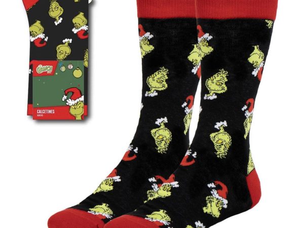 The Grinch Ανδρικές Κάλτσες – Μακριές, 1 Ζευγάρι (Νο 38–45)