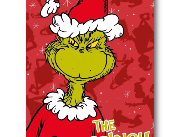 The Grinch Κουβερτάκι Fleece – Ζεστή & Απαλή (100x140 cm)