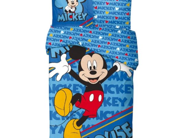 Disney Mickey Σετ Μαξιλαροθήκη & Παπλωματοθήκη – 100% Βαμβάκι