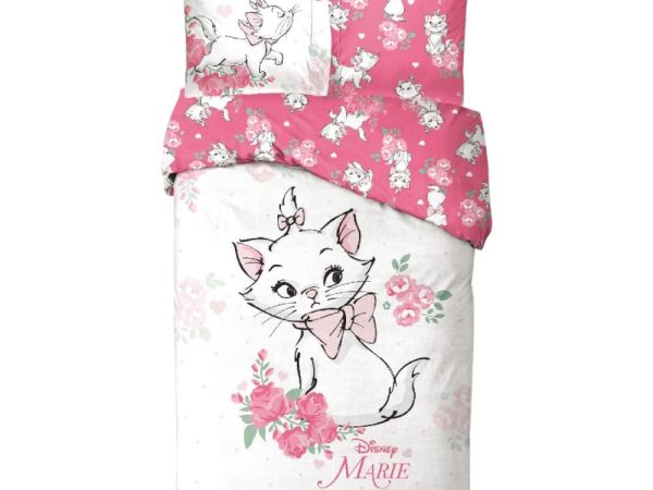 Disney Marie Σετ Παπλωματοθήκης & Μαξιλαροθήκης – 100% Βαμβάκι