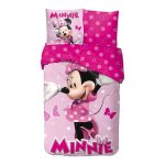 Disney Minnie Σετ Παπλωματοθήκης & Μαξιλαροθήκης – 100% Βαμβάκι