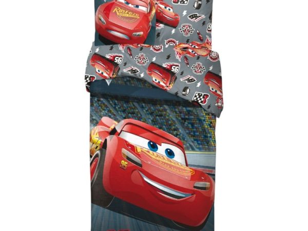 Disney Cars Σετ Παπλωματοθήκης & Μαξιλαροθήκης – 100% Βαμβάκι (140x200 + 65x65 cm)