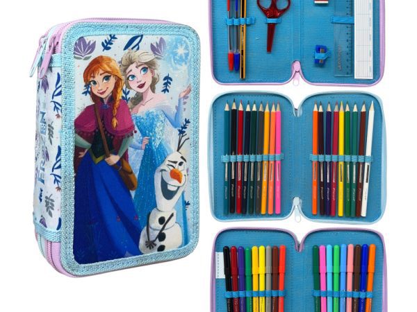 Disney Frozen Κασετίνα Γεμάτη 3 Επίπεδα (13x20x6cm)