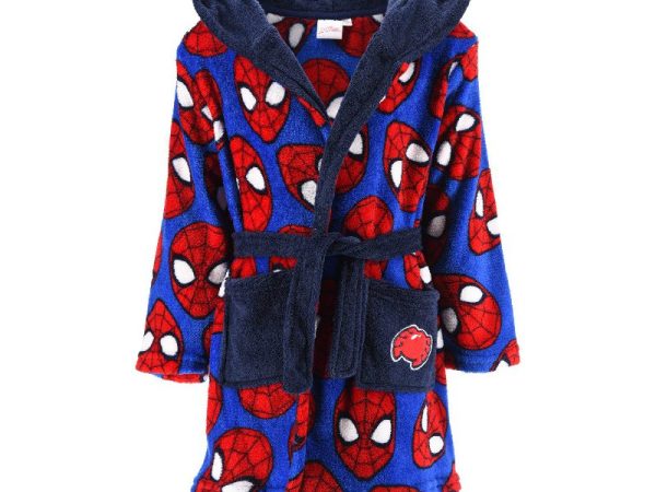 Spiderman Παιδική Ρόμπα WellSoft