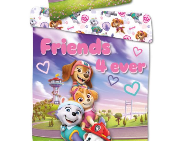 Paw Patrol girl Σετ Παπλωματοθήκης & Μαξιλαροθήκης – 100% Βαμβάκι (140x200 + 70x90 cm)