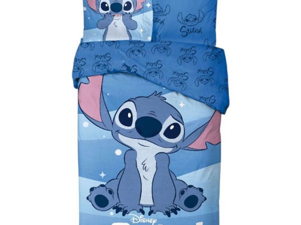Disney Lilo & Stitch Σετ Παπλωματοθήκης & Μαξιλαροθήκης – 100% Βαμβάκι (140x200 + 65x65 cm)