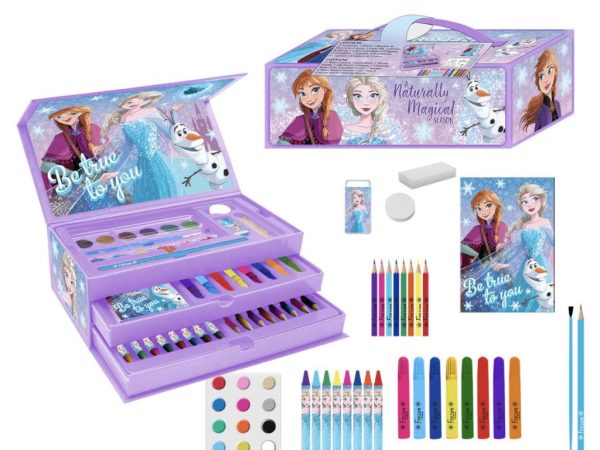 Σετ Γραφικής Ύλης Frozen σε Βαλιτσάκι
