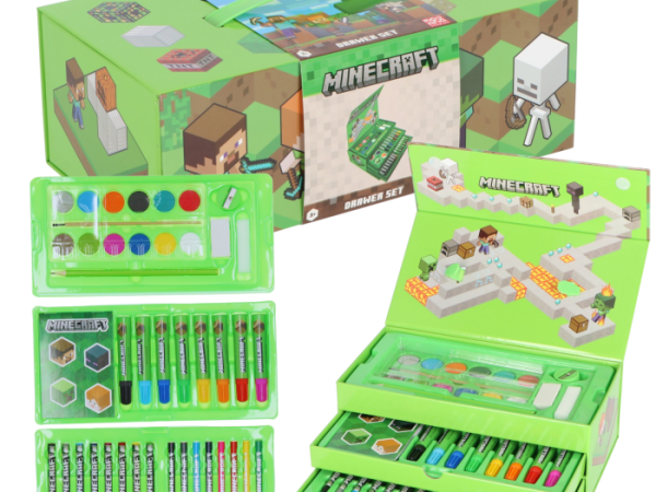 Minecraft Σετ Ζωγραφικής με Συρτάρια