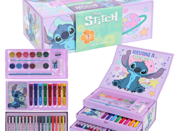 Lilo & Stitch Σετ Ζωγραφικής με Συρτάρια (52 τεμάχια)