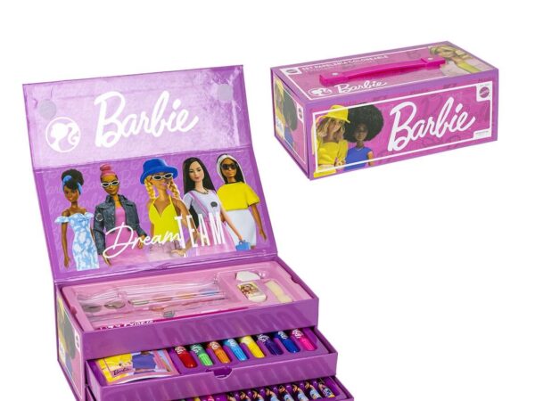 Barbie Σετ Ζωγραφικής με Συρτάρια
