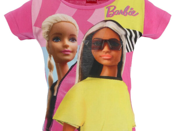 Barbie Icon Pink παιδική κοντομάνικη μπλούζα, 4 ετών