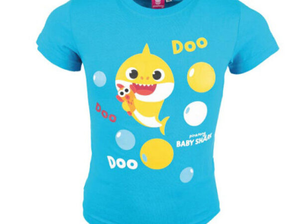 Παιδικό κοντό μπλουζάκι Baby Shark Doo, τοπ 116 cm