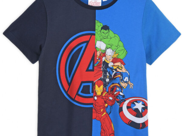 Παιδικό μπλουζάκι Avengers Team Blue, τοπ 10 ετών / 140 εκ.