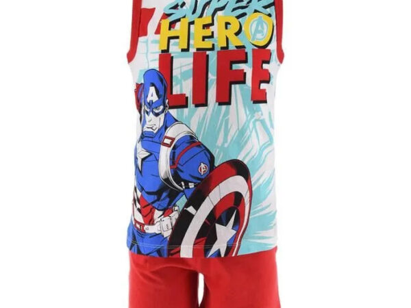 Παιδική κοντή πιτζάμα Avengers 6 ετών