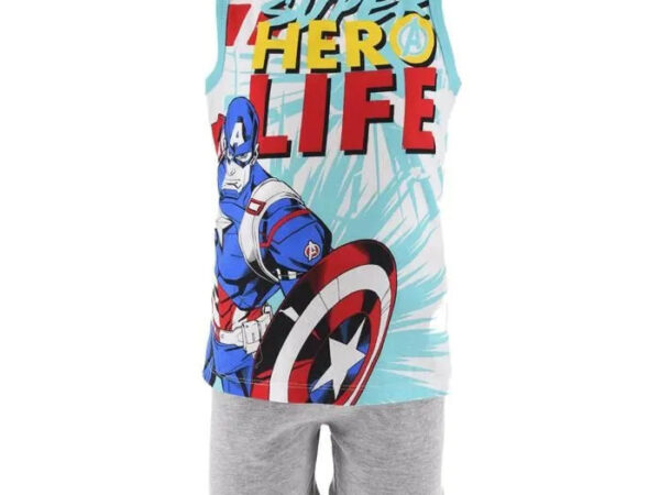 Παιδική κοντή πιτζάμα Avengers για ηλικίες 10 ετών