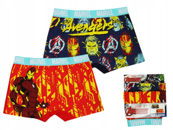 Παιδικό μποξεράκι Avengers, 2 τεμάχια/συσκευασία, 4/5 ετών