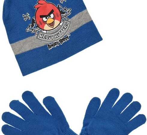 Σετ παιδικού καπέλου και γαντιών Angry Birds Heavy Hitters 52 εκ.