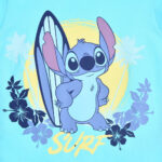 Παιδικό κοντό μπλουζάκι Disney Lilo and Stitch Surf, τοπ για 6 ετών - Image 3