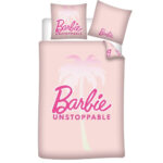 Σετ κλινοσκεπασμάτων Barbie Unstoppable 140x200cm