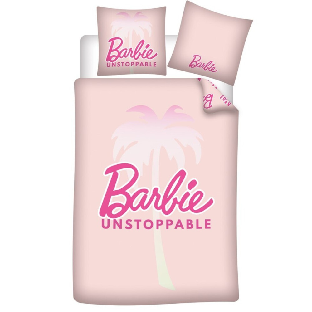 AYM075250 Σετ κλινοσκεπασμάτων Barbie Unstoppable 140x200cm - Image 1