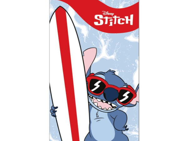 Πετσέτα μπάνιου Disney Lilo and Stitch Surf, πετσέτα θαλάσσης 70x140cm (Γρήγορο στέγνωμα)