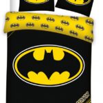 Σετ κλινοσκεπασμάτων Batman 140x200cm, 70x90cm
