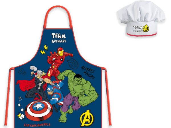 Παιδική ποδιά Avengers Always Angry σετ 2 τεμαχίων