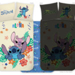 Σετ παιδικών κλινοσκεπασμάτων Disney Lilo and Stitch Aloha που φωσφορίζει στο σκοτάδι 100x135cm, 40x60cm