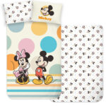 Σετ παιδικών κλινοσκεπασμάτων Disney Mickey Duo 100-135 εκ., 40-60 εκ.