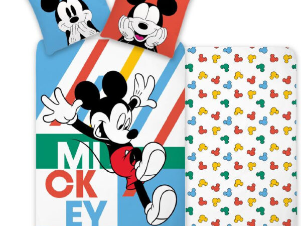 Κάλυμμα σεντονιού Disney Mickey Jump 140-200 εκ., 70-90 εκ.