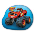 Διακοσμητικό μαξιλάρι Blaze Turbo Wheels 40x32 εκ. Βελούδο