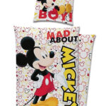 Σετ κλινοσκεπασμάτων Disney Mickey Mad 140x200εκ., 70x90 εκ.
