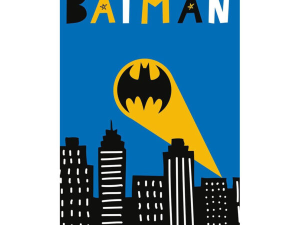 Πετσέτα χεριών, πετσέτα προσώπου, πετσέτα Batman Call Sign 30x50 εκ.