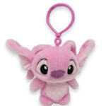 Disney Lilo and Stitch Pink 3D λούτρινη φιγούρα με γάντζο και αξεσουάρ τσάντας 12 εκ.