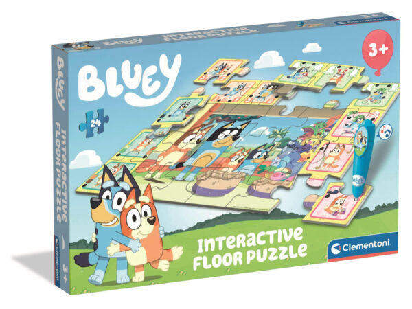 Διαδραστικό παζλ 24 τεμαχίων Bluey Playtime Clementoni
